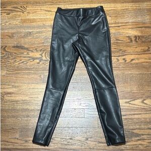 Sleek Black Leather Pants